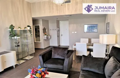 Living / Dining Room image for: Apartment - 2 Bedrooms - 3 Bathrooms for sale in Royal Breeze 4 - Royal Breeze - Al Hamra Village - Ras Al Khaimah, Image 1
