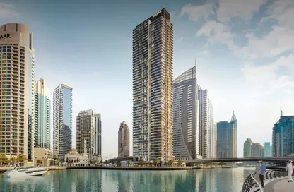 Apartment - 3 Bedrooms - 4 Bathrooms for sale in Marina Shores - Dubai Marina - Dubai