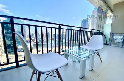 Balcony image for: Apartment - 1 Bedroom - 1 Bathroom for rent in Zada Tower - Business Bay - Dubai, Image 1