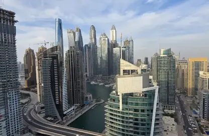 شقة - غرفة نوم - 2 حمامات للايجار في برج الزمان والمكان - دبي مارينا - دبي شقة - غرفة نوم - 2 حمامات للايجار في برج الزمان والمكان - دبي مارينا - دبي