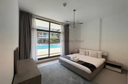 Room / Bedroom image for: Apartment - 1 Bedroom - 2 Bathrooms for rent in Prime Views by Prescott - Meydan Avenue - Meydan - Dubai, Image 1