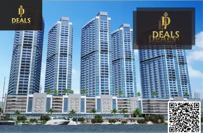 Apartment - 1 Bedroom - 2 Bathrooms for sale in Ajman Creek Towers - Al Rashidiya 1 - Al Rashidiya - Ajman