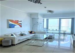 Living / Dining Room image for: Apartment - 3 bedrooms - 4 bathrooms for rent in Ocean Heights - Dubai Marina - Dubai, Image 1