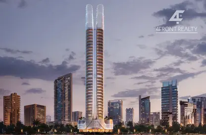 شقة - غرفة نوم - 2 حمامات للبيع في بن غاطي سكاي هول - الخليج التجاري - دبي