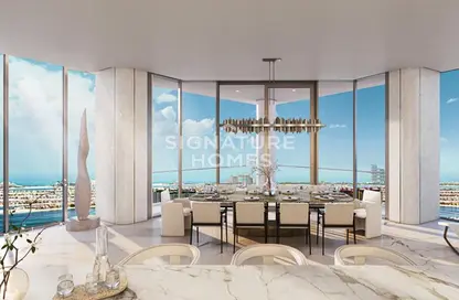 Living / Dining Room image for: Full Floor for sale in Palm Beach Towers 2 - Palm Beach Towers - Palm Jumeirah - Dubai, Image 1