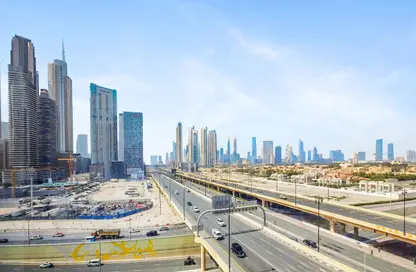 مكتب - استوديو - 1 حمام للايجار في برج كريستال - الخليج التجاري - دبي