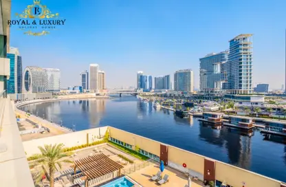 Apartment - Studio - 1 Bathroom for rent in DAMAC Maison Canal Views - Business Bay - Dubai