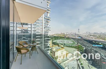 Balcony image for: Apartment - 1 Bedroom - 2 Bathrooms for rent in 1 Residences - Wasl1 - Al Kifaf - Dubai, Image 1