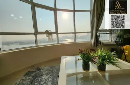 Apartment - 1 Bedroom - 2 Bathrooms for sale in Orient Tower 1 - Orient Towers - Al Bustan - Ajman