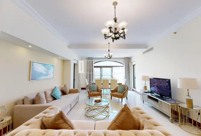 Apartment - 2 Bedrooms - 4 Bathrooms for sale in Golden Mile 8 - Golden Mile - Palm Jumeirah - Dubai
