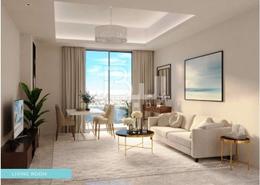 Living / Dining Room image for: Apartment - 1 bedroom - 2 bathrooms for sale in Ajman Creek Towers - Al Rashidiya 1 - Al Rashidiya - Ajman, Image 1