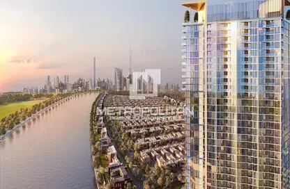 Outdoor Building image for: Apartment - 2 Bedrooms - 3 Bathrooms for sale in Crest Grande - Sobha Hartland - Mohammed Bin Rashid City - Dubai, Image 1