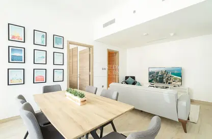 Living / Dining Room image for: Apartment - 2 Bedrooms - 2 Bathrooms for rent in Studio One - Dubai Marina - Dubai, Image 1