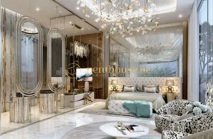 Living Room image for: Apartment - 5 Bedrooms - 5 Bathrooms for sale in Cavalli Couture - Al Safa 1 - Al Safa - Dubai, Image 1