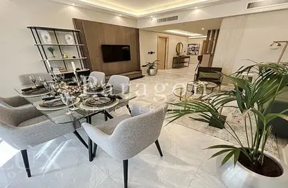 صورة لـ غرفة المعيشة / غرفة الطعام شقة - غرفة نوم - 1 حمام للبيع في أورا الحاجز - أبراج بحيرة الجميرا - دبي ، صورة رقم 1