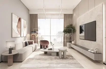 Living Room image for: Apartment - 2 Bedrooms - 3 Bathrooms for sale in Marquis Insignia - Arjan - Dubai, Image 1