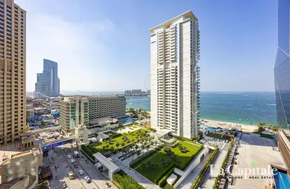 Apartment - 3 Bedrooms - 4 Bathrooms for rent in Al Fattan Marine Tower - Al Fattan Marine Towers - Jumeirah Beach Residence - Dubai