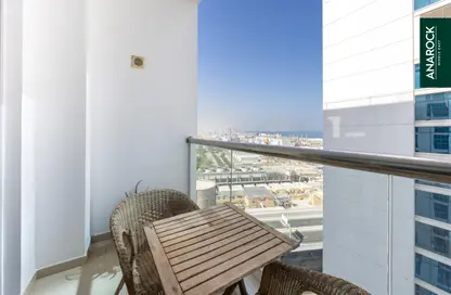 Apartment - 1 Bedroom - 2 Bathrooms for rent in DEC Tower 1 - DEC Towers - Dubai Marina - Dubai