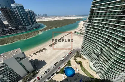 Apartment - 1 Bedroom - 2 Bathrooms for rent in Beach Towers - Shams Abu Dhabi - Al Reem Island - Abu Dhabi