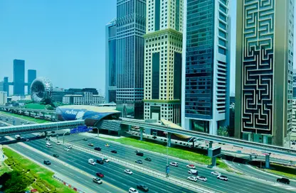 Office Space - Studio - 1 Bathroom for rent in Al Moosa Tower 2 - Al Moosa Towers - Sheikh Zayed Road - Dubai