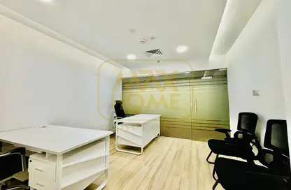 Office Space - Studio - 4 Bathrooms for rent in Hanging Garden Tower - Al Danah - Abu Dhabi