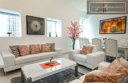 Apartment - 2 Bedrooms - 3 Bathrooms for rent in Continental Tower - Dubai Marina - Dubai