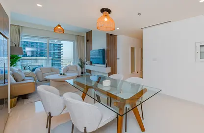 Apartment - 2 Bedrooms - 2 Bathrooms for rent in Grand Bleu Tower 2 - EMAAR Beachfront - Dubai Harbour - Dubai