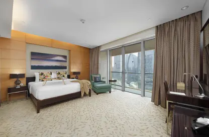 صورة لـ غرفة- غرفة النوم شقة - 1 حمام للايجار في فندق العنوان دبي مول - دبي وسط المدينة - دبي ، صورة رقم 1