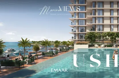 Apartment - 1 Bedroom - 2 Bathrooms for sale in Marina Views - Mina Rashid - Dubai
