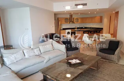 شقة - 3 غرف نوم - 4 حمامات للايجار في B- برج الأمواج - برج الأمواج - دبي مارينا - دبي