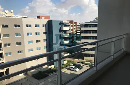 Balcony image for: Apartment - 2 Bedrooms - 2 Bathrooms for sale in Tower 40 - Al Reef Downtown - Al Reef - Abu Dhabi, Image 1