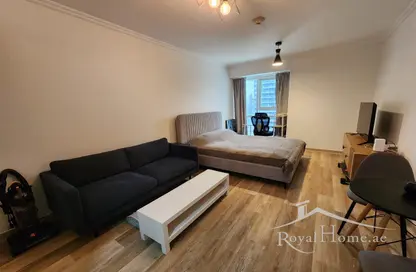 Apartment - Studio - 1 Bathroom for rent in Goldcrest Executive - JLT Cluster C - Jumeirah Lake Towers - Dubai