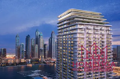 Apartment - 2 Bedrooms - 2 Bathrooms for sale in Beachgate by Address - EMAAR Beachfront - Dubai Harbour - Dubai