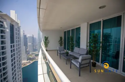 شقة - غرفة نوم - 2 حمامات للايجار في برج لاجونا - (JLT) مجمع A - أبراج بحيرة الجميرا - دبي