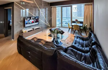 شقة - غرفة نوم - 2 حمامات للايجار في أوشن هايتس - دبي مارينا - دبي