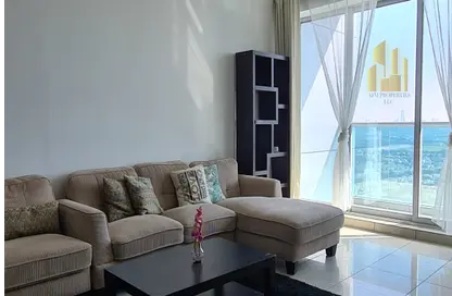 Living Room image for: Apartment - 1 Bedroom - 2 Bathrooms for rent in Armada Tower 1 - Lake Elucio - Jumeirah Lake Towers - Dubai, Image 1