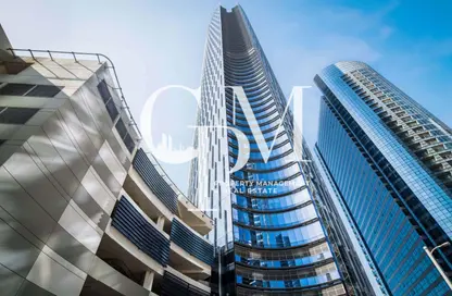 Office Space - Studio - 2 Bathrooms for rent in Addax port office tower - City Of Lights - Al Reem Island - Abu Dhabi