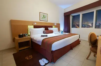 Room / Bedroom image for: Apartment - 2 Bedrooms - 4 Bathrooms for rent in Tamani Hotel Marina - Al Sufouh Road - Al Sufouh - Dubai, Image 1