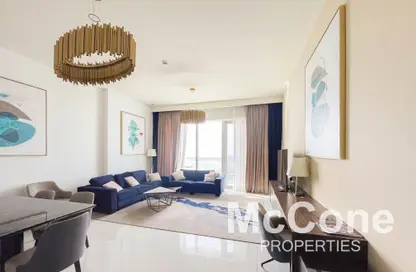 Apartment - 3 Bedrooms - 5 Bathrooms for rent in Palm View - Dubai Media City - Dubai