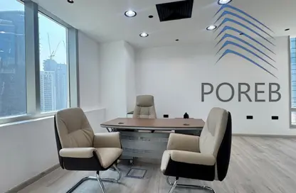 Office Space - Studio - 1 Bathroom for rent in The Prime Tower - Business Bay - Dubai