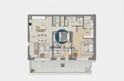 Apartment - 3 Bedrooms - 4 Bathrooms for sale in Sama Yas - Yas Island - Abu Dhabi
