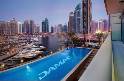 Apartment - 2 Bedrooms - 3 Bathrooms for rent in Damac Heights - Dubai Marina - Dubai
