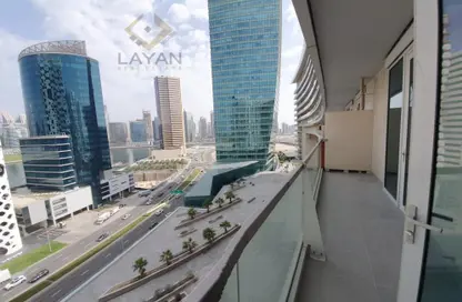 صورة لـ شرفة شقة - 3 غرف نوم - 3 حمامات للبيع في برج يوبورا 1 - أبراج يو بورا - الخليج التجاري - دبي ، صورة رقم 1