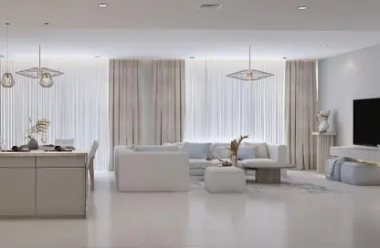 Living Room image for: Townhouse - 3 Bedrooms - 5 Bathrooms for sale in California Village - Dubai Land - Dubai, Image 1