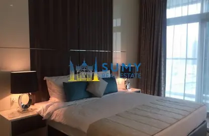 Room / Bedroom image for: Apartment - 2 Bedrooms - 3 Bathrooms for rent in Bay's Edge - Business Bay - Dubai, Image 1