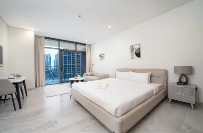 Apartment - Studio - 1 Bathroom for rent in Peninsula Five - Peninsula - Business Bay - Dubai