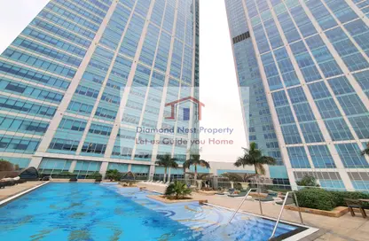 Apartment - 4 Bedrooms - 6 Bathrooms for rent in Nation Towers - Corniche Road - Abu Dhabi