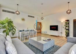 Living / Dining Room image for: Apartment - 2 bedrooms - 2 bathrooms for rent in Marina Pinnacle - Dubai Marina - Dubai, Image 1
