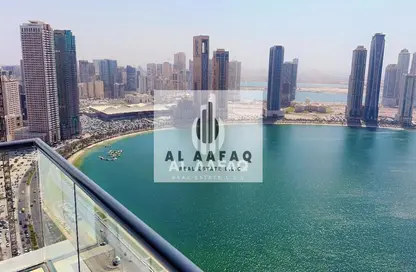 Apartment - 3 Bedrooms - 5 Bathrooms for rent in Al Mamzar Tower - Al Mamzar - Sharjah - Sharjah