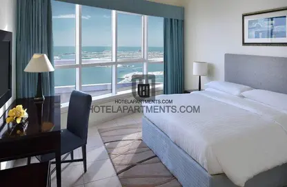 Room / Bedroom image for: Hotel  and  Hotel Apartment - 2 Bedrooms - 2 Bathrooms for rent in Marriott Harbour Hotel and Suites - Dubai Marina - Dubai, Image 1